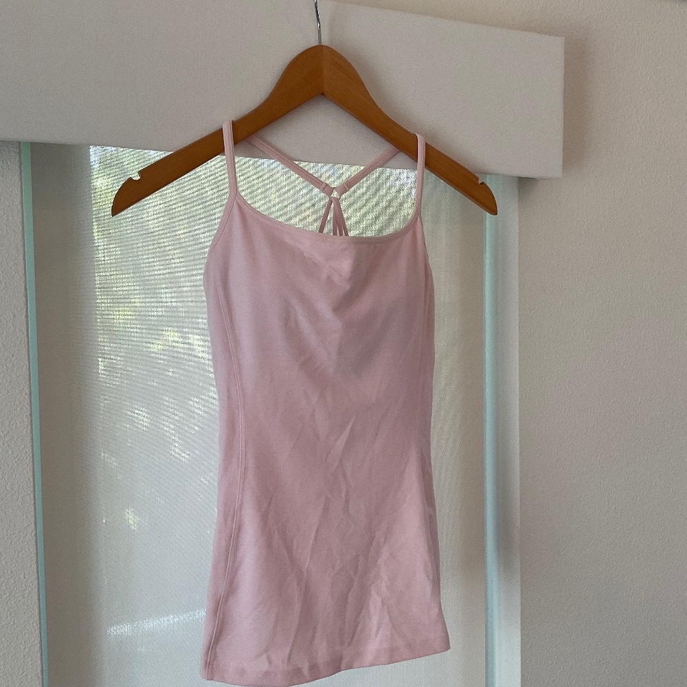 Athleta Halter Sports Top, Ballet Pink, Size Small